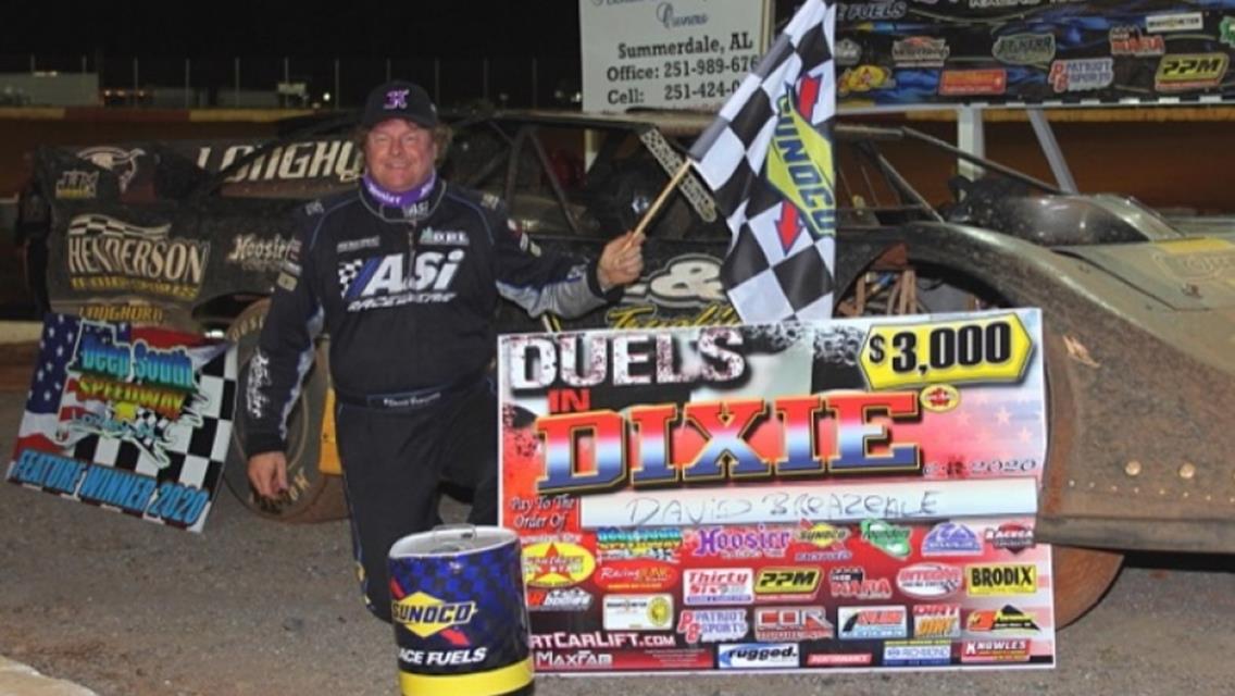 Flag-to-Flag domination at Deep South Speedway earns Breazeale $3,000 in SAS opener