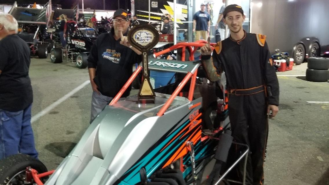 Nik Larson Wins At Meridian Speedway