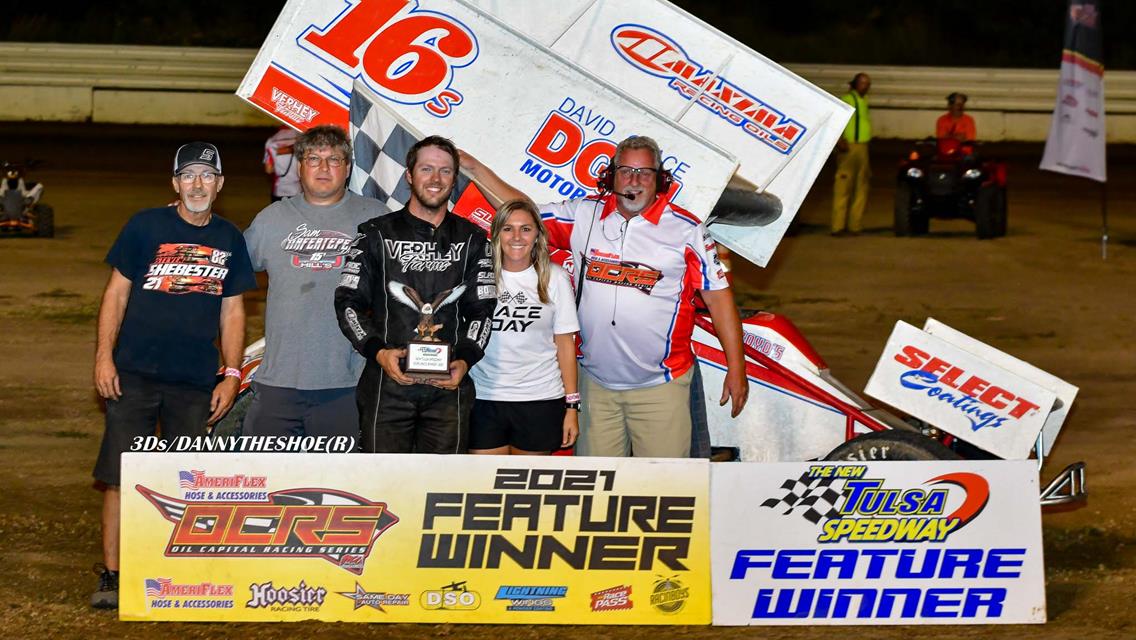 Shebester adapts quickly, wins OCRS feature at Tulsa Speedway