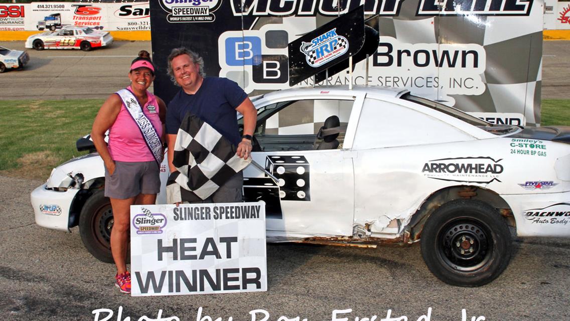 Stern tops Late Model Feature at Slinger