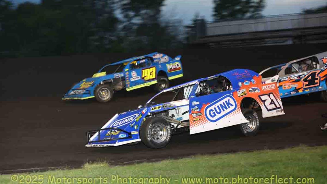 Laney and Avila take Anniversary checkers at Boone Speedway.