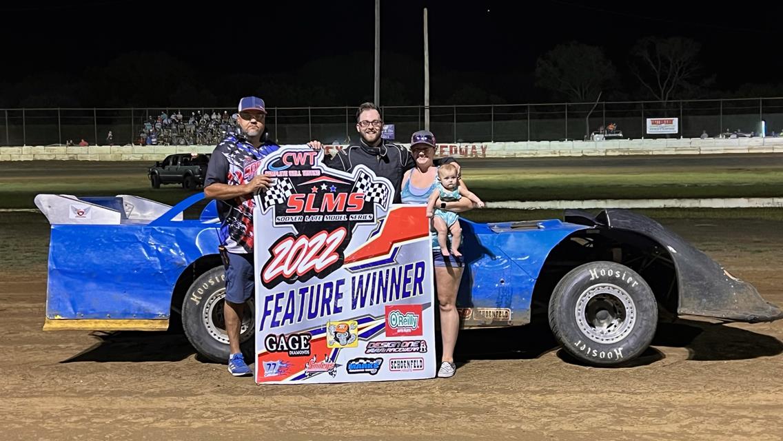 McFadden takes restored late model to Sooner Series victory Saturday at Caney Valley Speedway