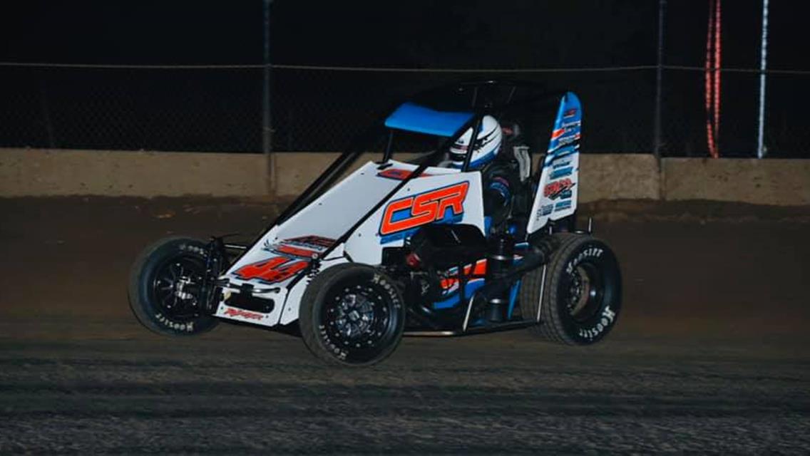 Kameron Key Captures POWRi Central States Midget Debut Feature Win