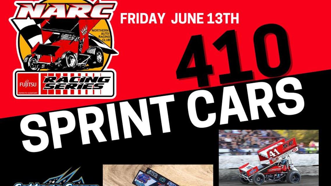 410 SPRINTS ARE BACK AT COTTAGE GROVE SPEEDWAY THIS FRIDAY NIGHT, JUNE 13TH WITH THE NARC SERIES!