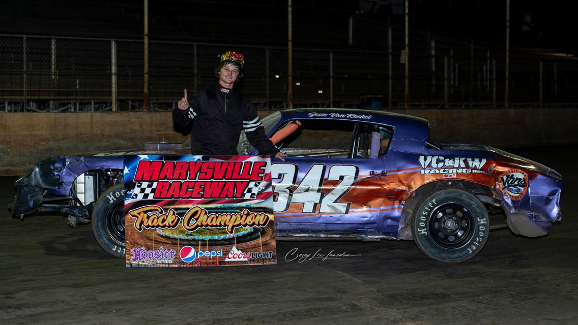 Cooper Wins Race; Jesse Van Roekel is Hobby Stock Champ