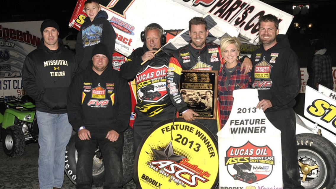 Brian Brown ices the field in Devil’s Bowl Winter Nationals