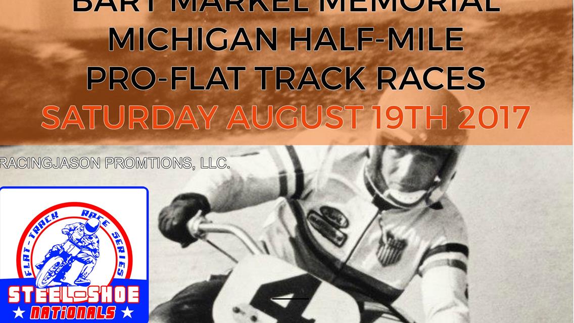 Schedule-Bart Markel Memorial Michigan Half-Mile Aug 19 2017