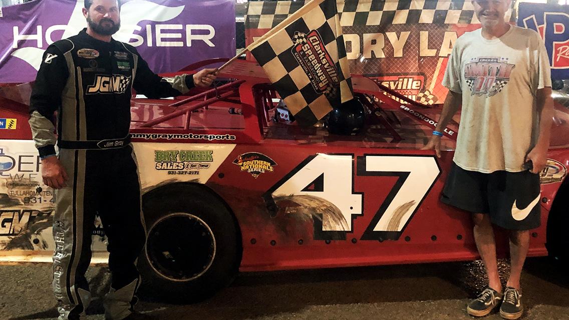 Gray claims second win of season at Clarksville Speedway