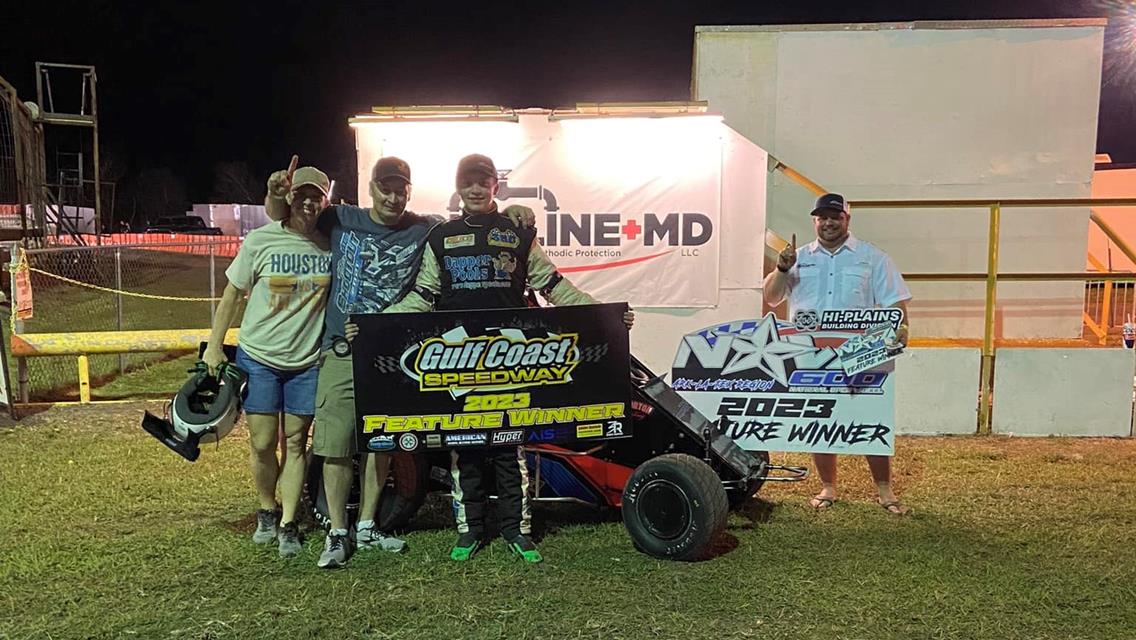 Trotter, Chapman, Landry and Raper Victorious in NOW600 Ark-La-Tex Region Action at Gulf Coast Speedway