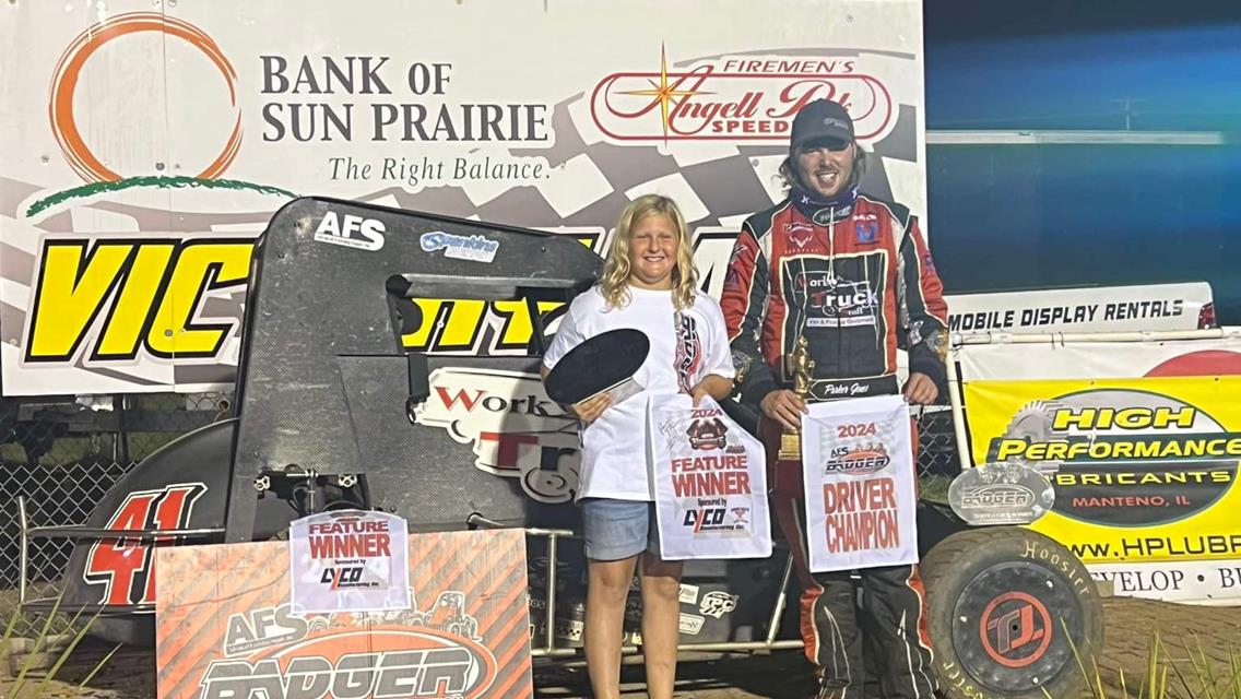 Parker Jones Sweeps Night Two at Angell Park Speedway and Takes AFS Badger Crown