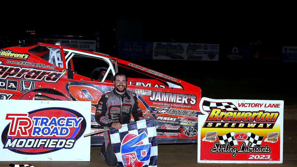 Larry Wight Wins Brewerton Speedway Modified Feature: Tim Sears Jr. Track Champion