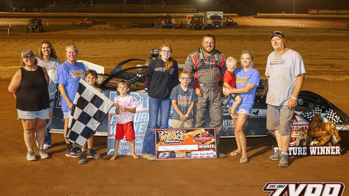 Travis Brown, Michael Moreland, Doug Carson, Wesley Tennant Score Season First Wins at Tyler County Speedway