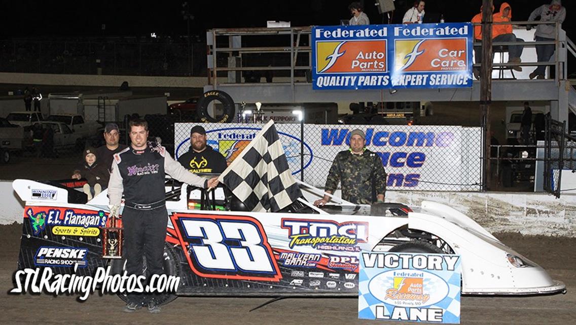 Tim Manville, Michael Long, Tim Hancock, Troy Medley &amp; Joe Laws take wins at Federated Auto Parts Raceway at I-55!