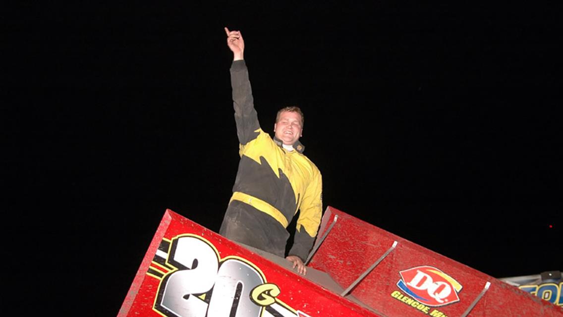 Graf raced to his first win of the 2011 season at the Rice Lake Speedway May 28.