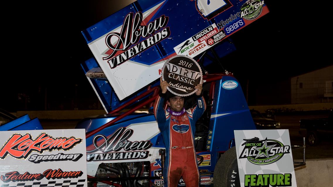 Rico Abreu Scores $12,500 for Dirt Classic Indiana Victory at Kokomo Speedway