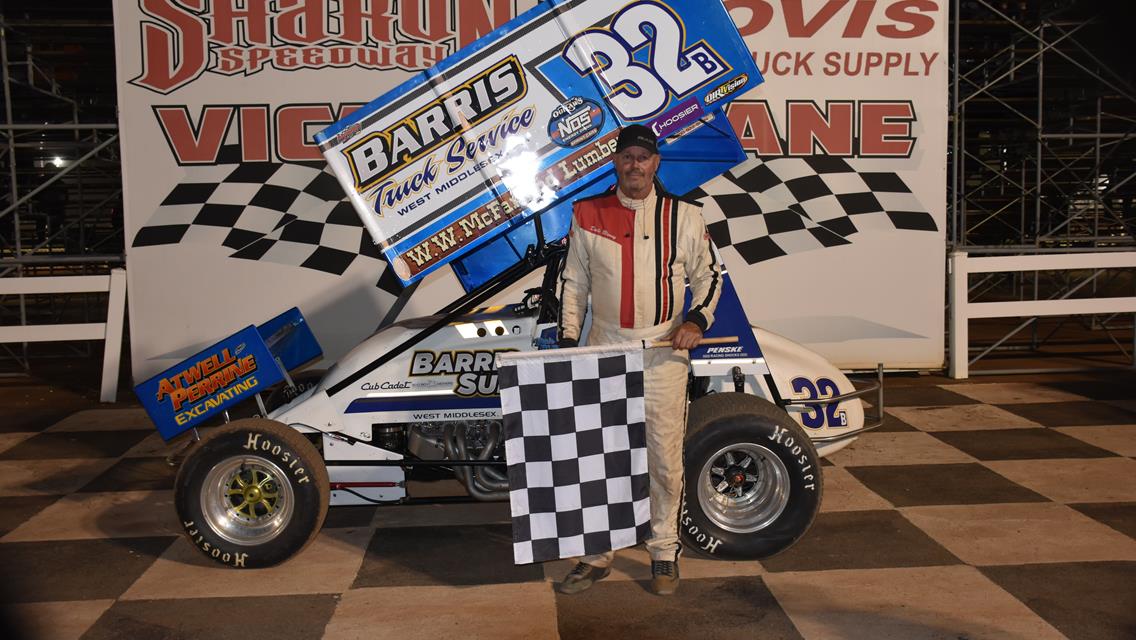 HOMETOWN SPRINT CAR VICTORY FOR DALE BLANEY IS HIS 1ST OF 2024 AT SHARON; 1ST FOR PERKINS IN STOCKS; HOLDEN (RUSH MODS) &amp; GABRIELSON (Econo Mods)