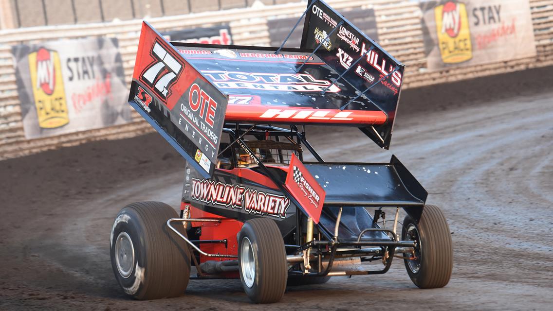Hill Stymied by Late Qualifying Run During 360 Knoxville Nationals