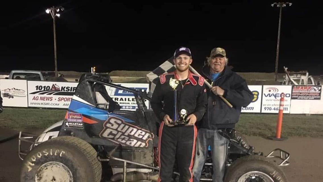 Taylor Scores Another Non-Wing Win and Runs Second in Midget