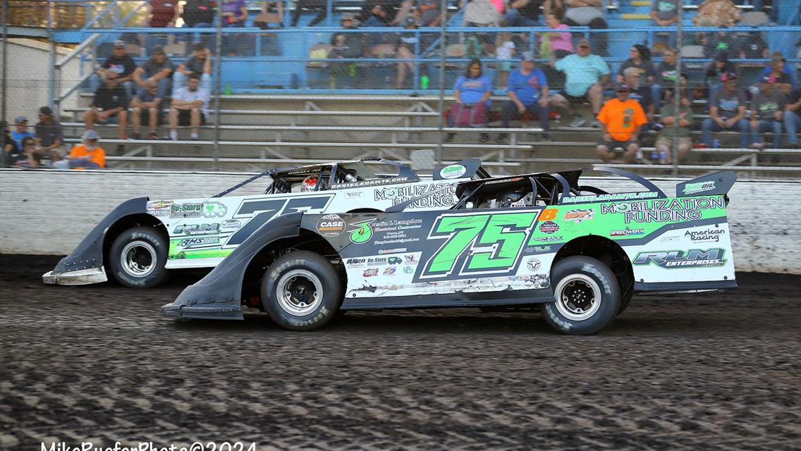 East Moline Speedway (East Moline, IL) – MARS Late Model Championship – August 11th, 2024. (Mike Ruefer Photo)