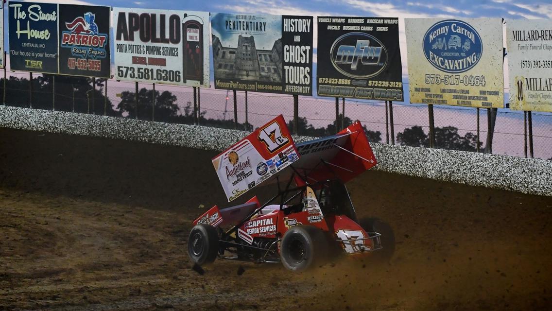 Balog Delivers Top Ten Finishes in All Star Circuit of Champions Lake Ozark Speedway Double Header