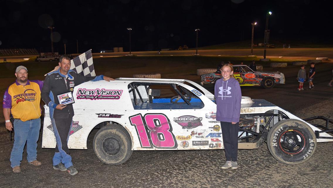 Winners from HPLM Tour + IMCA Hobby Stock Special Night