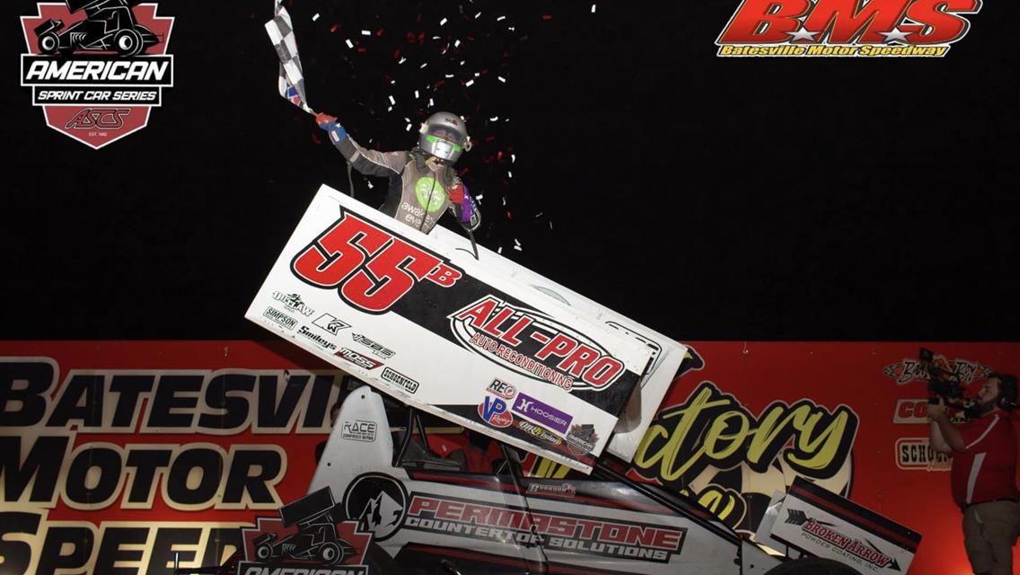 ASCS DRIVER MALLETT TAKES WIN AT BATESVILLE - RESULTS LISTED