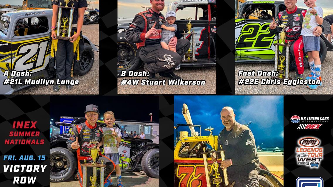 Colorado National Speedway Aug. 16 Winners Circle.