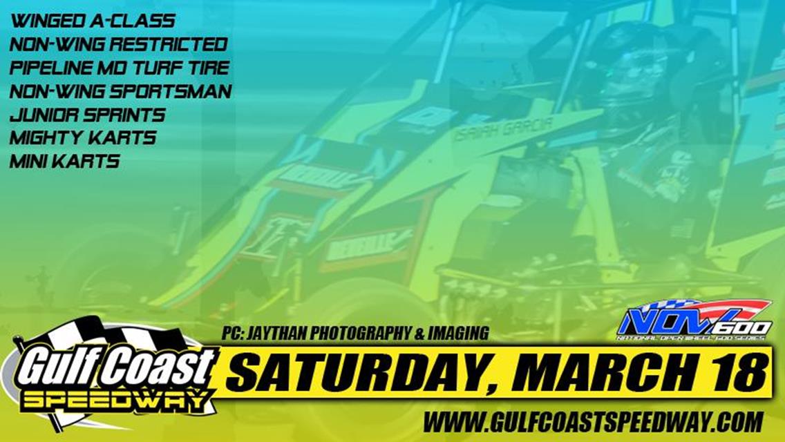NOW600 Weekly Racing this Saturday at Gulf Coast Speedway!