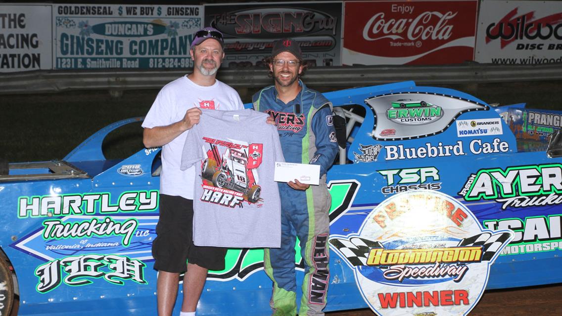 Jordan Kinser Leads Bloomington Victors, Hernandez, Hehman and Caruthers