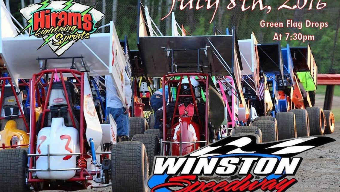 Lightning Sprints At Winston Speedway!!