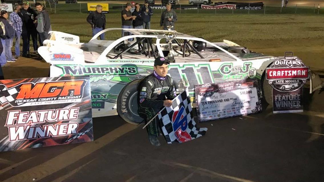 Max Blair tops WOO Late Models at McKean County