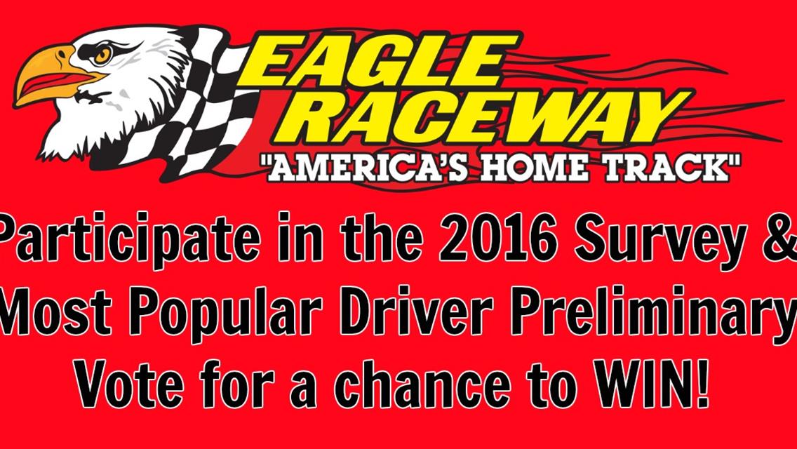Participate in the 2016 Survey and Most Popular Driver Prelim Nomination