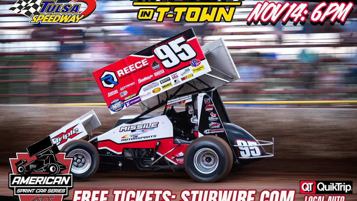 Matt Covington looking for First Win of the Season at Tulsa Speedway Nov 14