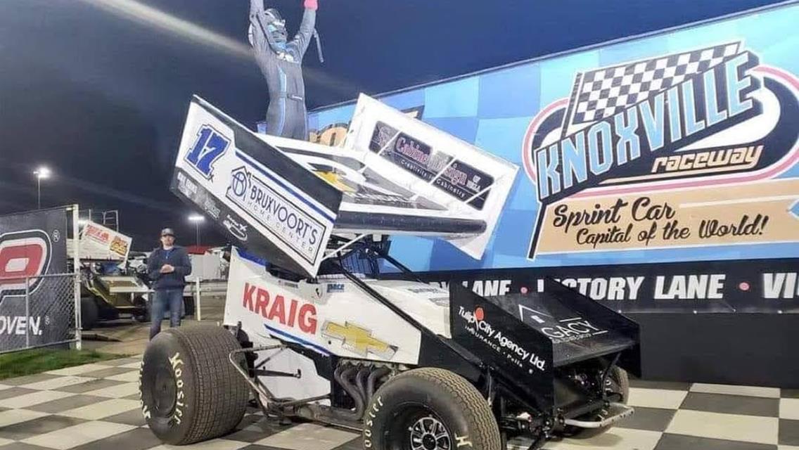 Tyler Groenendyk, Knoxville Raceway Sprint Car Driver, Champion On and Off the Track