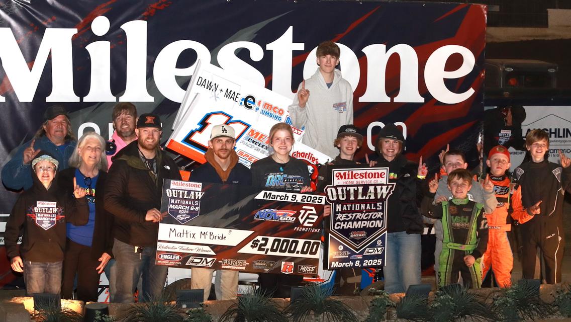 Cannon McIntosh Cashes In, McBride and Busch Also Victorious in Milestone Outlaw Nationals Finale at Port City Raceway!