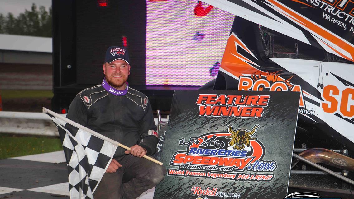 Dexter Dvergsten Doubles Down in POWRi Minn-Kota Lightning Sprint Weekend Wins