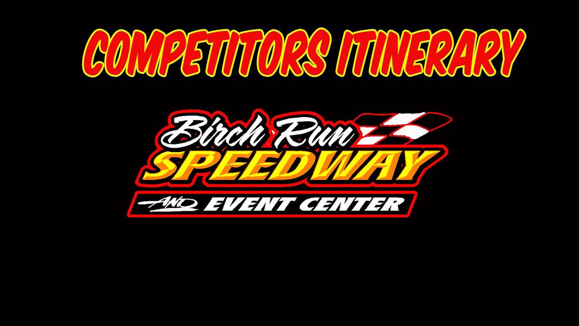 Competition Itinerary 6/10/22 Friday Night Thunder Mods and Must See Sprint Cars!