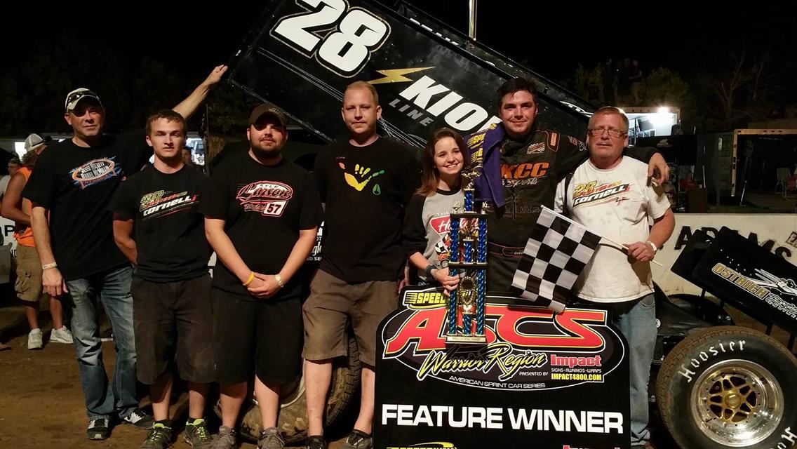 Victory Belongs To Cornell With The ASCS Warriors In The Tribute To Jesse at Double X Speedway