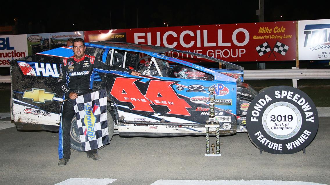 FRIESEN COMPLETES A SPECIAL WEEK WITH A WIN AT FONDA