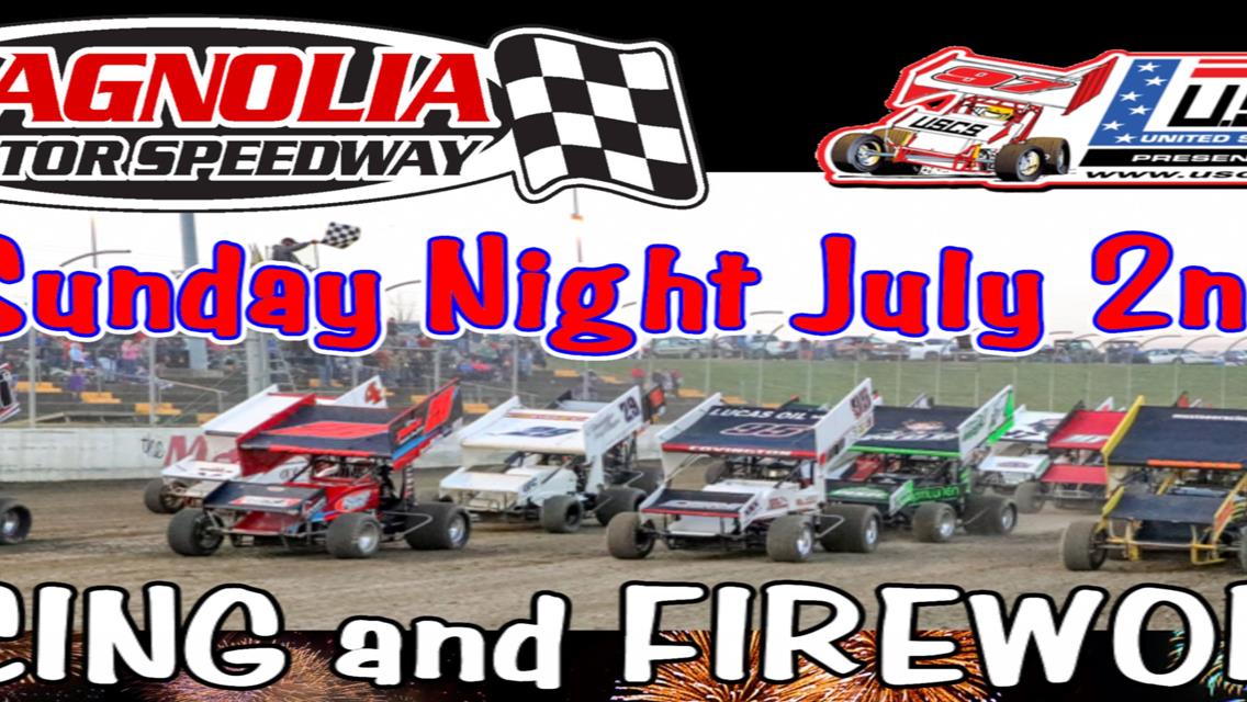 USCS Sprint Cars Invade The Mag on July 2