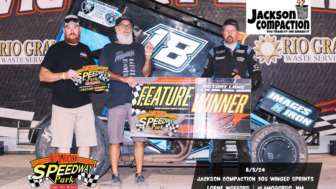 Lorne Wofford Wheels to Win in Jackson Compaction POWRi Vado 305 Sprints