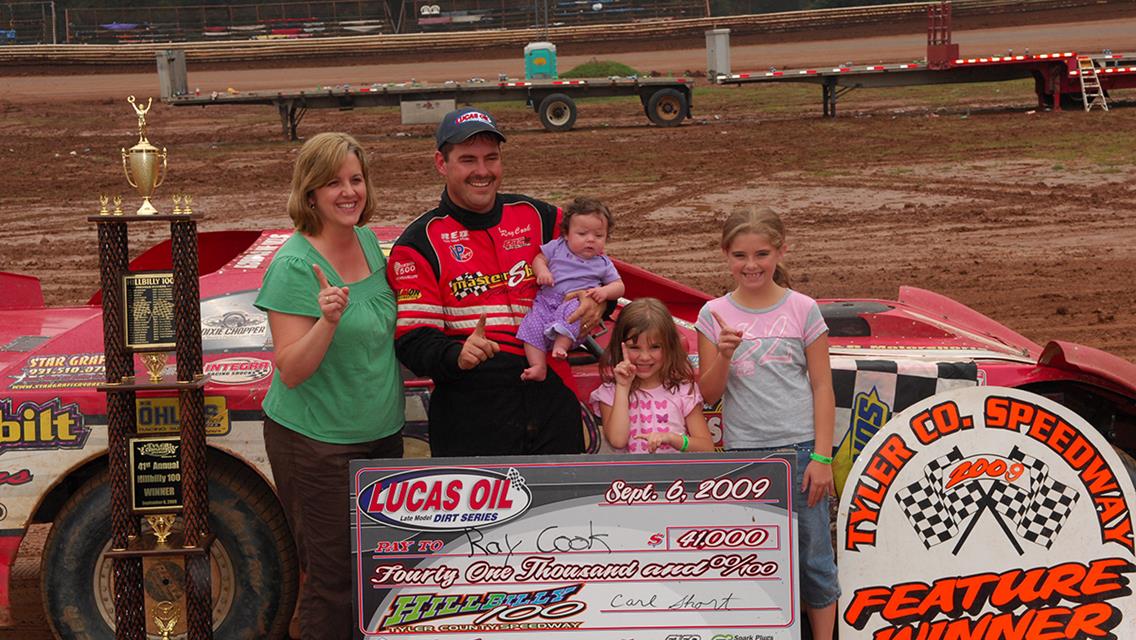 Ray Cook Takes Biggest Career Victory in Winning 41st Annual Hillbilly Hundred on Monday at Tyler County Speedway