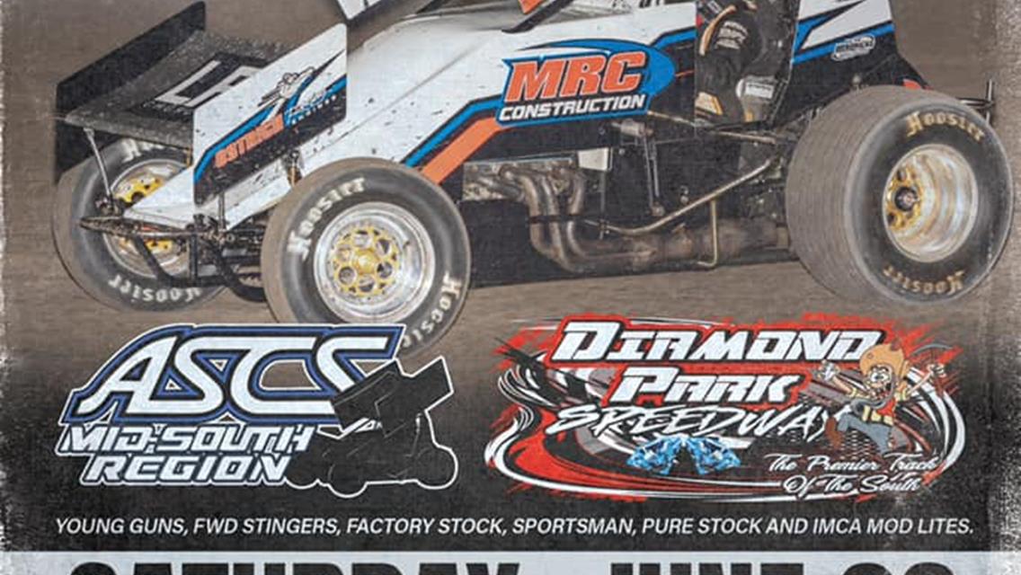 ASCS Mid-South Rolling Into Diamond Park Speedway
