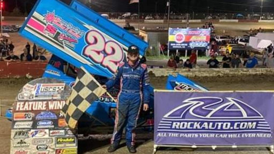 Rookie Connor Leoffler charges to career-first USCS win at Dothan Motor Speedway