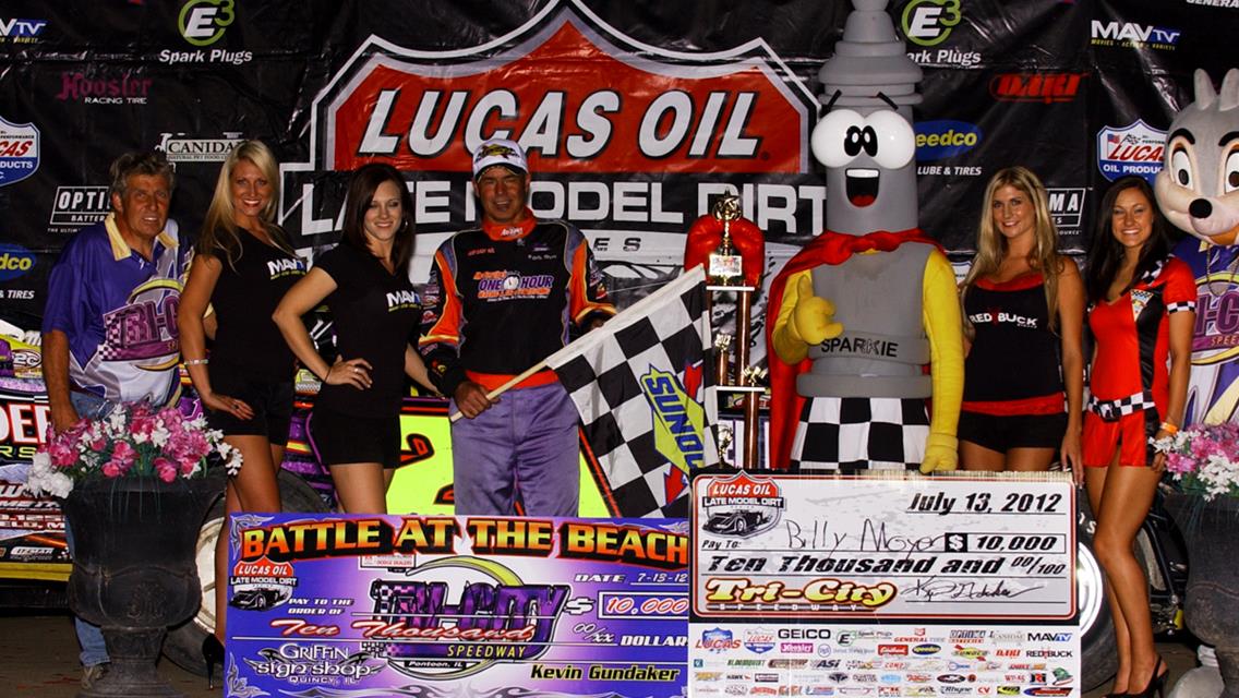 Moyer Takes Battle at the Beach 50 at Tri-City Speedway