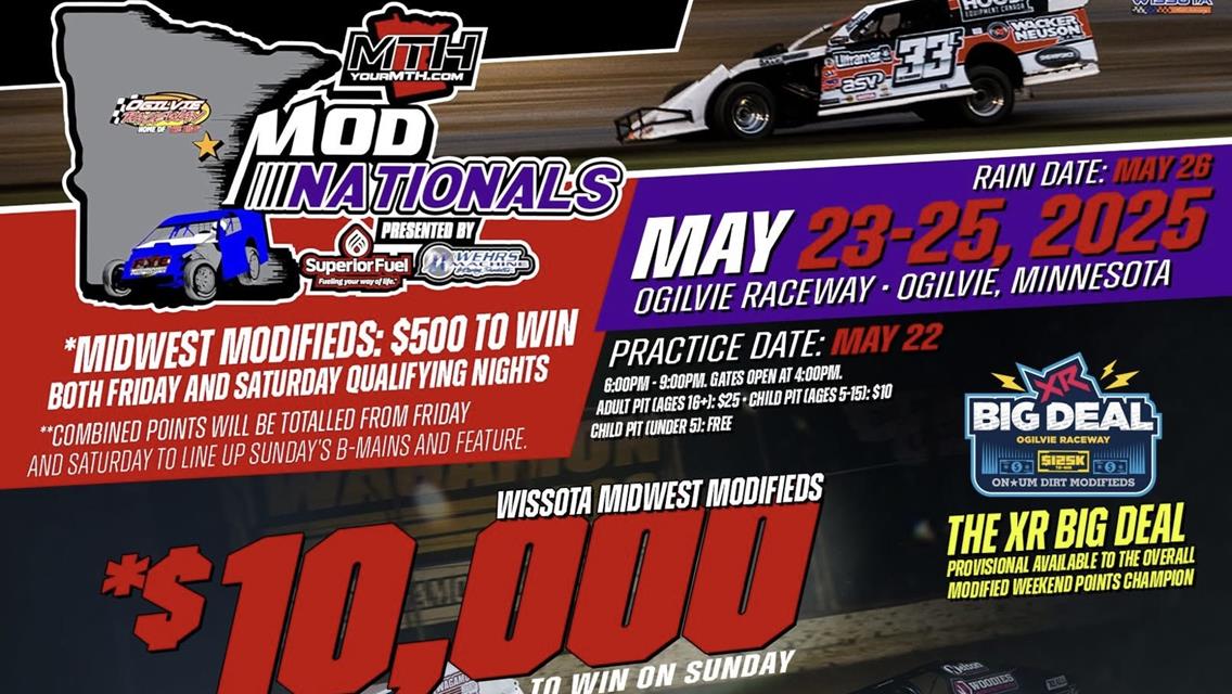 Midwest Modifieds - Register NOW for the 2025 Mod Nationals!