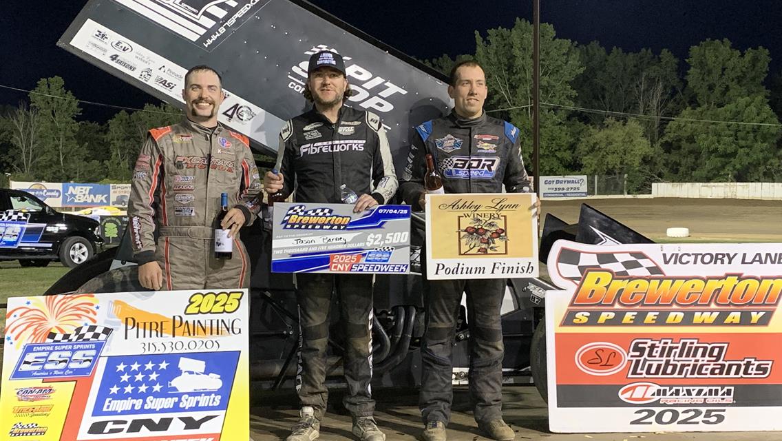 Barney Wins Night 3 of ESS Speedweek at Brewerton