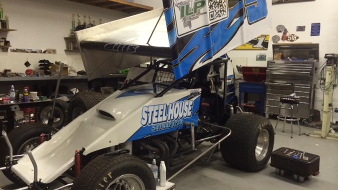 Dills Sidelined Early During Wingless Sprint Car Debut at Cottage Grove