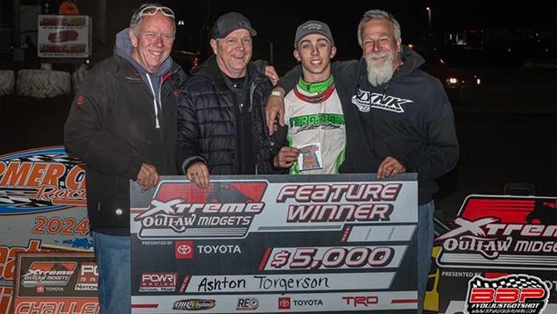 Ashton Torgerson Victorious with POWRi National Midgets and Xtreme at Farmer City