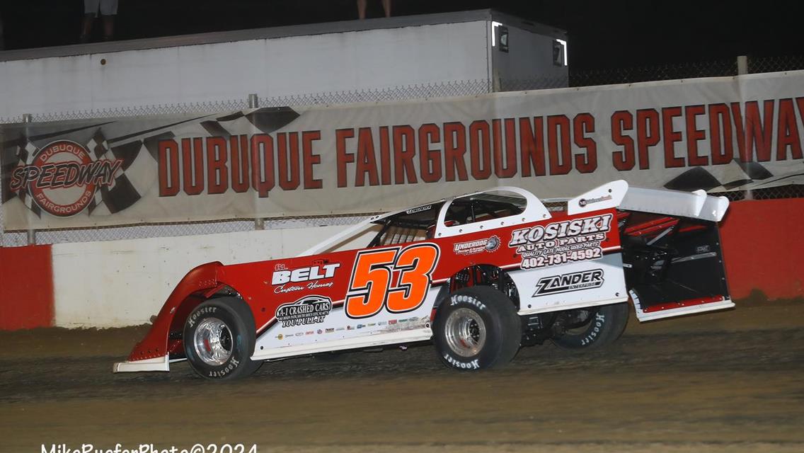 Dubuque Fairgrounds Speedway (Dubuque, IA) – Malvern Bank East Series – June 20th, 2024. (Mike Ruefer Photos)